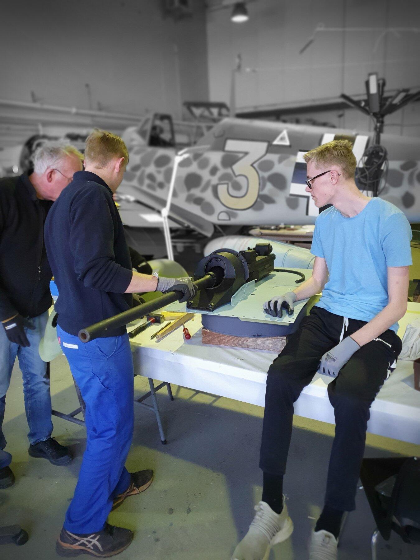 Bodø Luftfartshistoriske Forening Me 109 Oppbygging Bodø Luftfartshistoriske Forening Me 109 Oppbygging