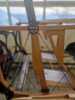 Jernbeslagene har flere oppgaver: De holder delene av tre sammen samtidig som de er fester for flere stag.The iron fittings have several tasks: They keep the wooden parts together while also being fasteners for several braces.